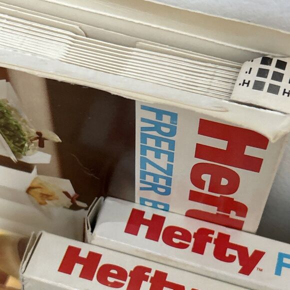 New Vintage 1980 HEFTY Freezer Boxes 42 Total 1 Quart Food Storage Boxes - Picture 3 of 4